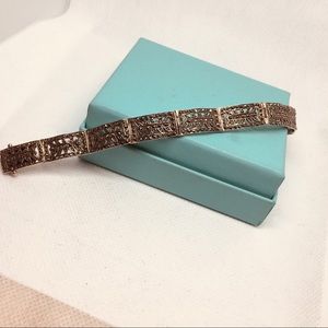 Vintage Sterling Sliver Marcasite bracelet
